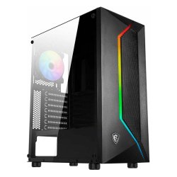 MSI MAG Vampiric 100R Gaming Midi Tower Κουτί Υπολογιστή με Πλαϊνό Παράθυρο και RGB Φωτισμό Μαύρο