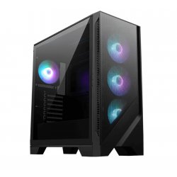 MSI Mag Forge 320R Airflow Gaming Midi Tower Κουτί Υπολογιστή με Πλαϊνό Παράθυρο Μαύρο 