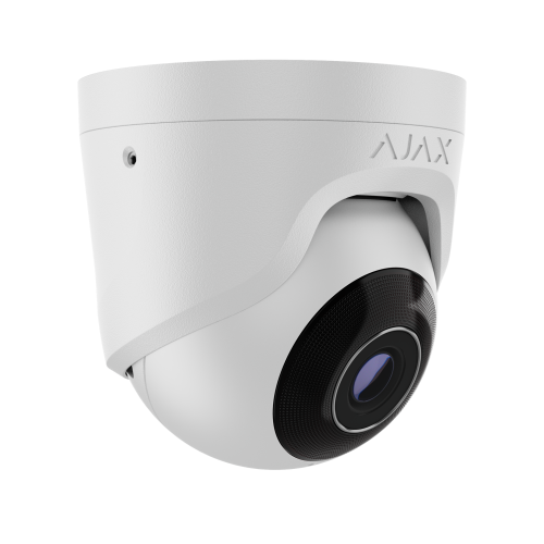 AJAX IP Κάμερα Παρακολούθησης TURRETCAM (8 MP/2.8 MM) WHITE AJAX