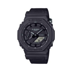 Casio Ρολόι Μπαταρίας με Μαύρο Υφασμάτινο Λουράκι