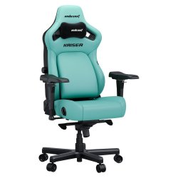 Anda Seat Kaiser 4 L Καρέκλα Gaming Δερματίνης με Ρυθμιζόμενα Μπράτσα Πράσινη