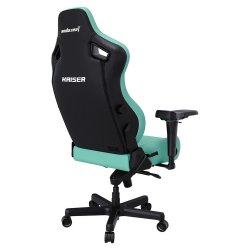 Anda Seat Kaiser 4 L Καρέκλα Gaming Δερματίνης με Ρυθμιζόμενα Μπράτσα Πράσινη