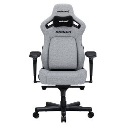 Anda Seat KAISER-3 L Υφασμάτινη Καρέκλα Gaming με Ρυθμιζόμενα Μπράτσα Γκρι