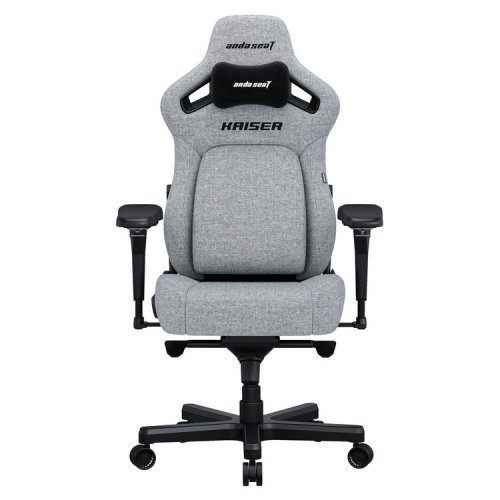 Anda Seat KAISER-3 L Υφασμάτινη Καρέκλα Gaming με Ρυθμιζόμενα Μπράτσα Γκρι