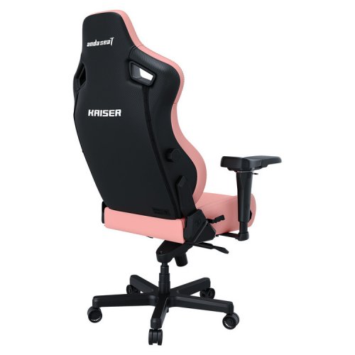 Anda Seat Kaiser 4 L Καρέκλα Gaming Δερματίνης με Ρυθμιζόμενα Μπράτσα Ροζ