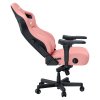 Anda Seat Kaiser 4 L Καρέκλα Gaming Δερματίνης με Ρυθμιζόμενα Μπράτσα Ροζ