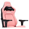 Anda Seat Kaiser 4 L Καρέκλα Gaming Δερματίνης με Ρυθμιζόμενα Μπράτσα Ροζ