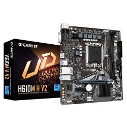 GIGABYTE MOTHERBOARD H610M H  V2 DDR5 ,1700 ,MATX