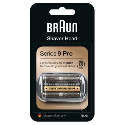 Braun Ανταλλακτική ξυριστική κεφαλή Razor Blade/ 94M Silver (394792) (BRA394792)