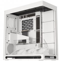 HAVN HS 420 VGPU white Premium Midi Tower Case - with vertical GPU support Κουτί Υπολογιστή με Πλαϊνό Παράθυρο