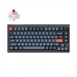 Keychron V1 Max (V1M-D3) QMK/VIA Wireless Custom Mechanical Keyboard Brown Switch RGB 75% US Lay