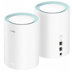 CUDY Mesh Wi-Fi System M1300 AC1200 Gigabit 2 Pack