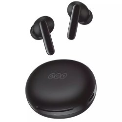 QCY T13 ANC 2 Black - TWS 28dB active noise canceling 10mm drivers, BT 5.3 30 hours True Wireless